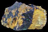 Druzy Azurite with Malachite ( Lbs) - Morocco #104069-1